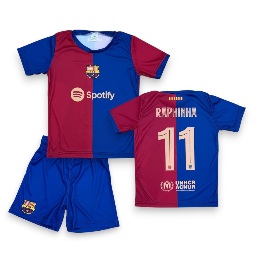 Dres za djecu RAPHINHA - Barca Crveni