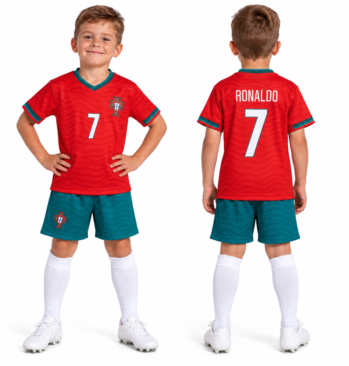 Dres za djecu CRISTIANO RONALDO #7 - Portugal Crveni