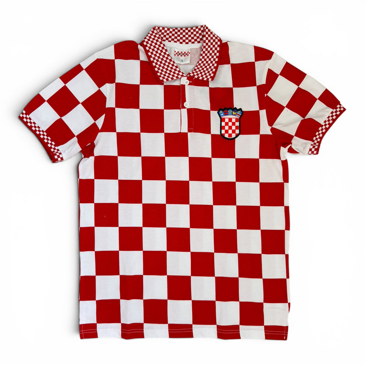 Hrvatska Polo Majica s Vezenim Grbom