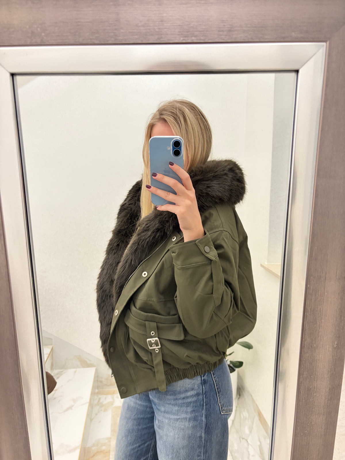 Ženska zimska jakna s krznom Siena Luxe