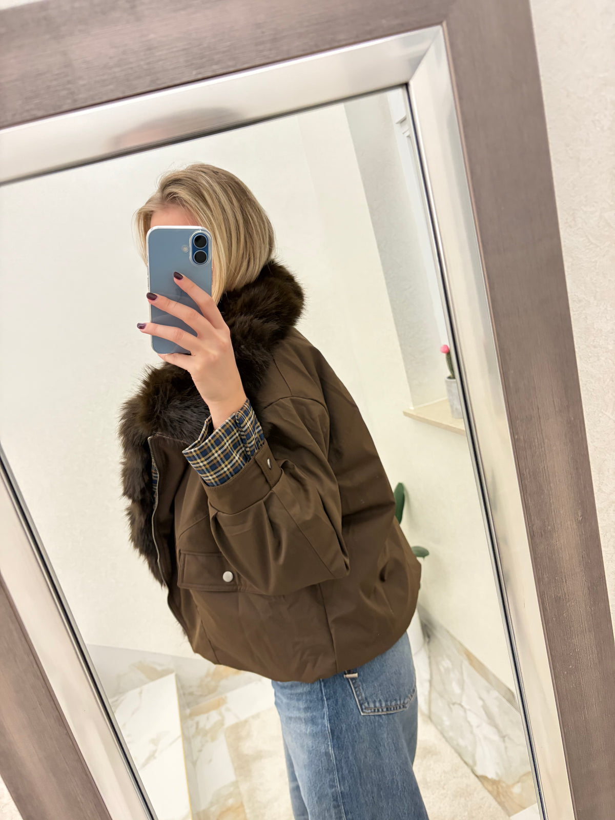 Ženska zimska jakna Bianca Fur Bomber