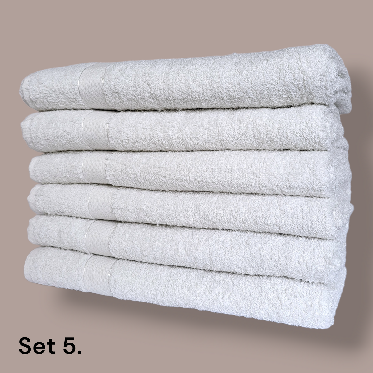 Veliki pamučni ručnici, set od 6 komada (140cm X 70cm)