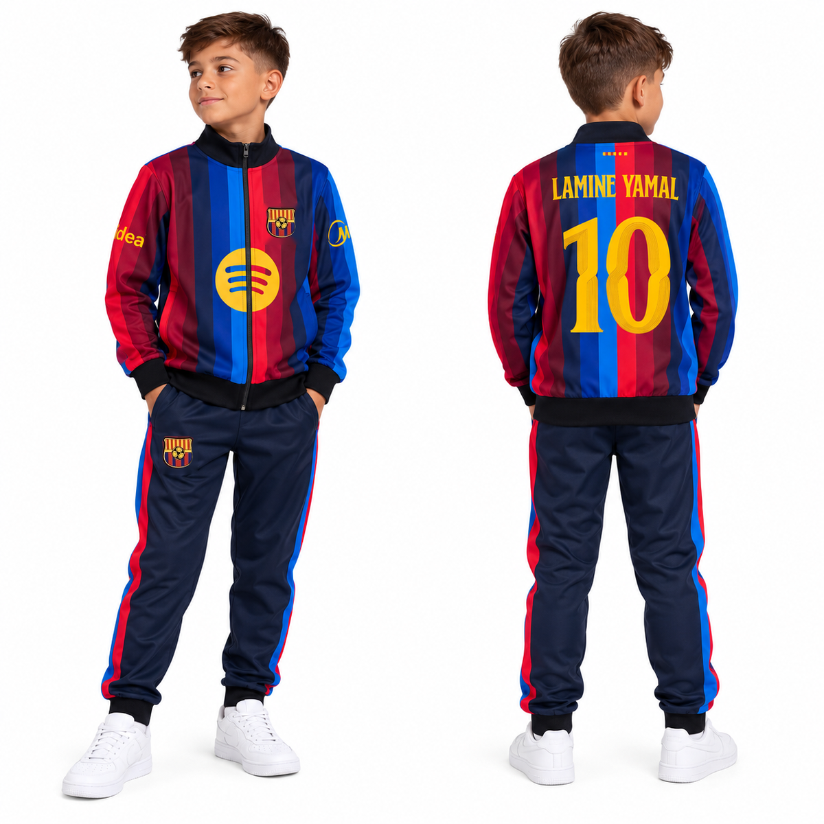 Dječja trenirka Barcelona Lamine Yamal 10 – Gornji i donji dio