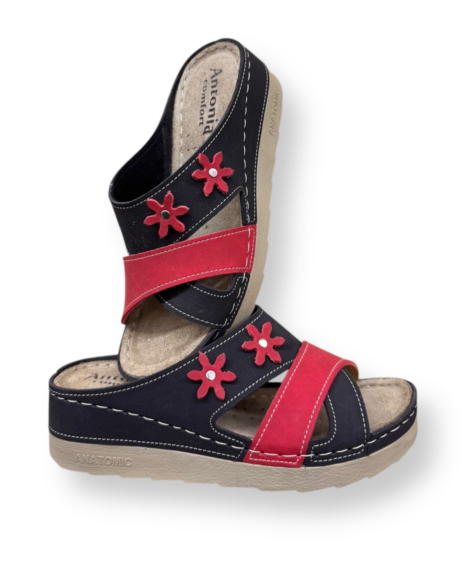 Ženske anatomske natikača - 2 Flowers