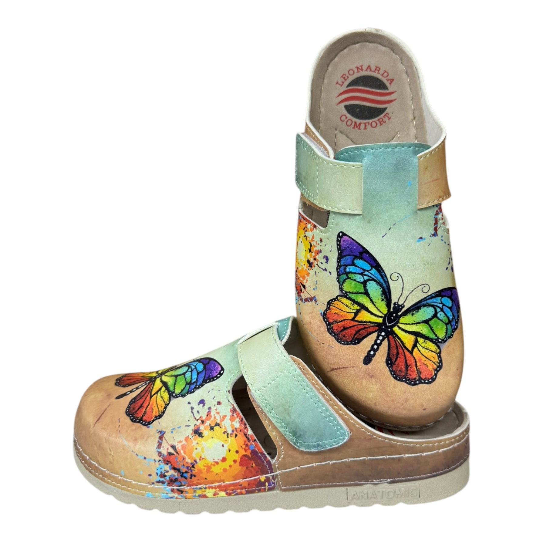 Ženske anatomske klompe Šareni Leptir