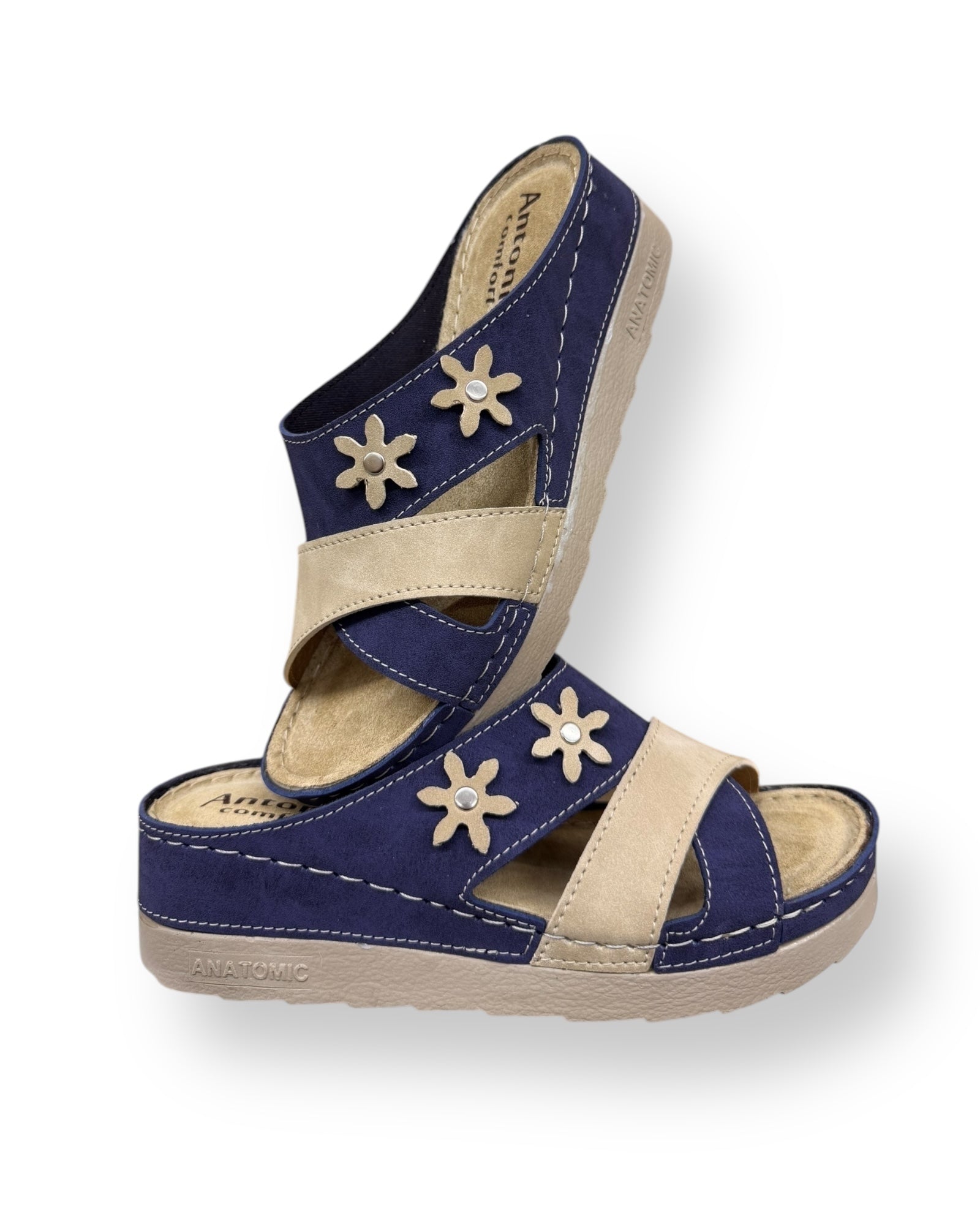 Ženske anatomske natikača - 2 Flowers