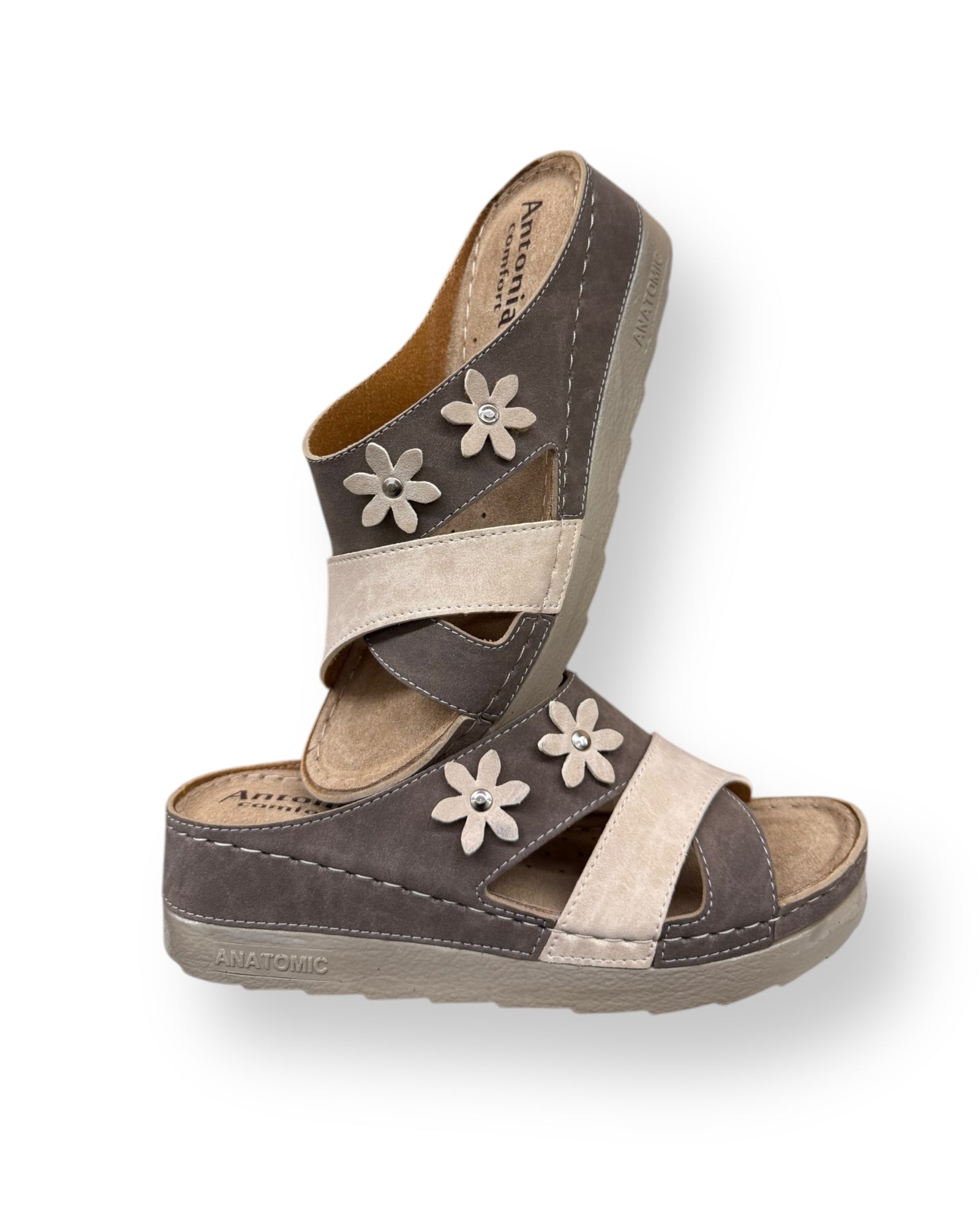 Ženske anatomske natikača - 2 Flowers