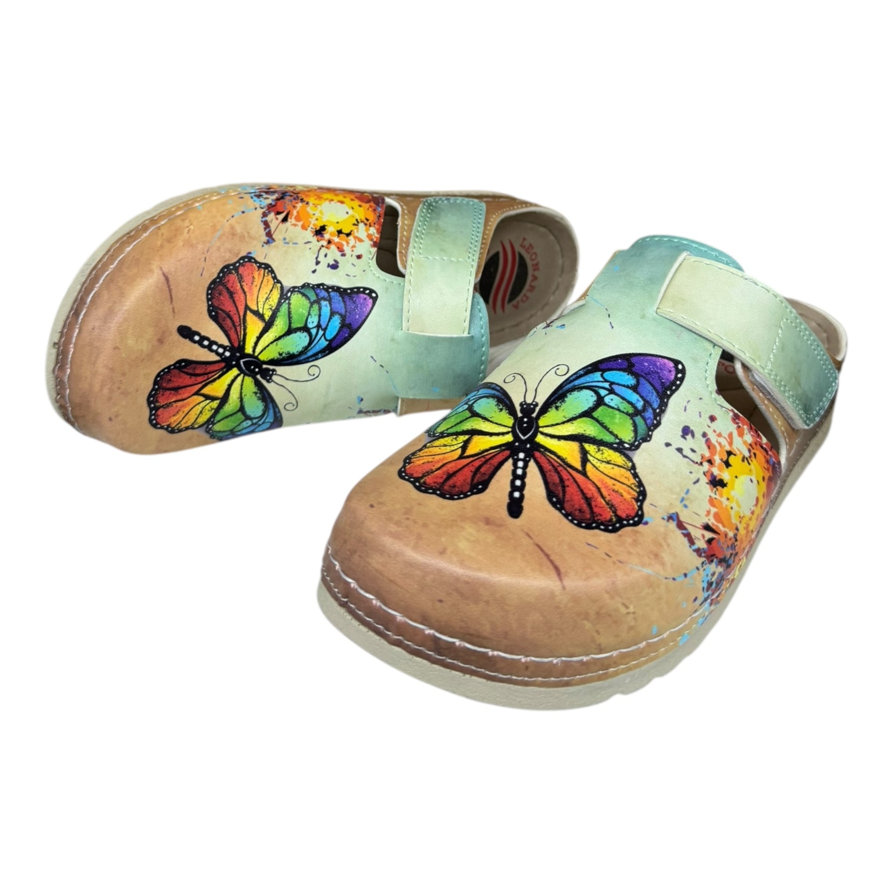 Ženske anatomske klompe Šareni Leptir