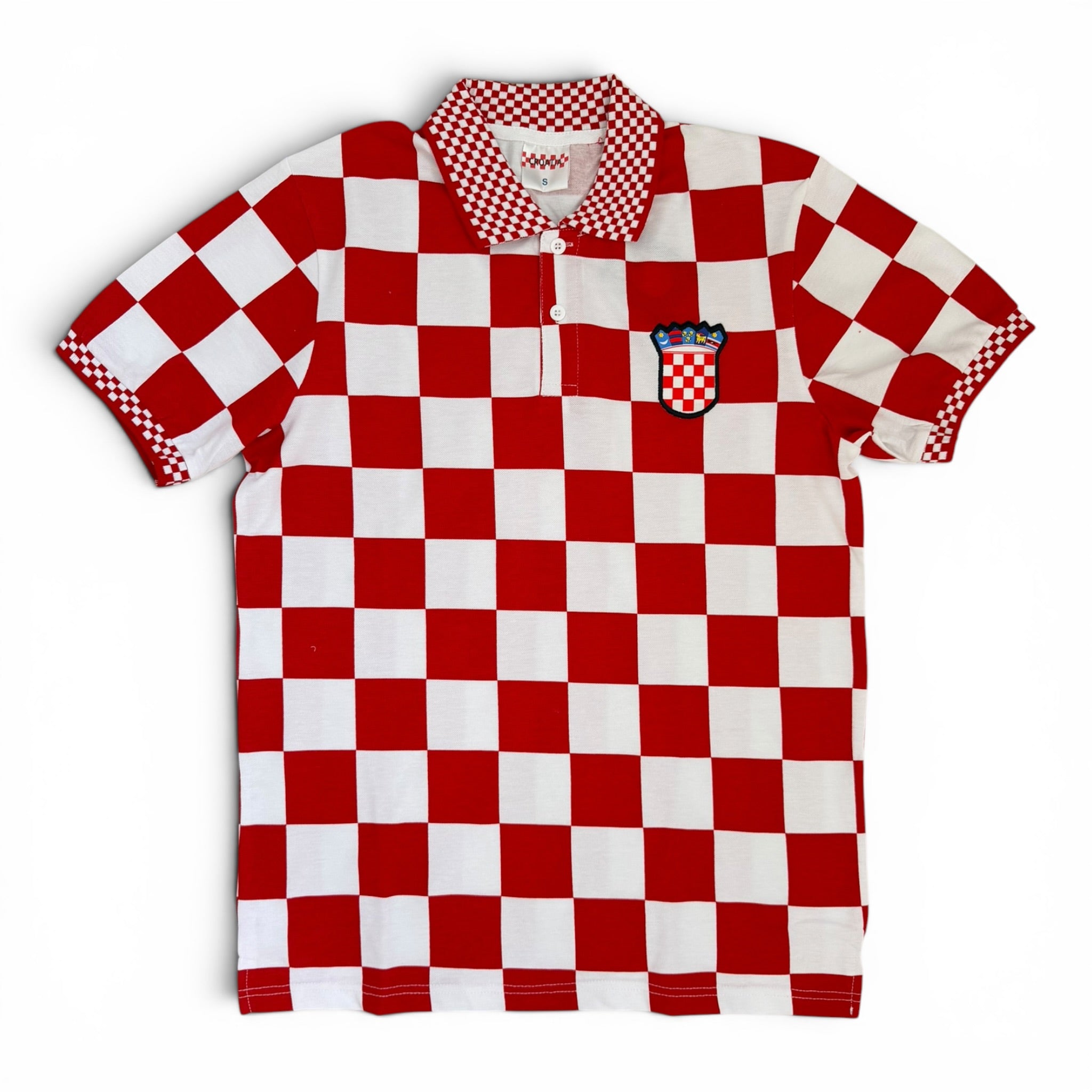 Hrvatska Polo Majica s Vezenim Grbom