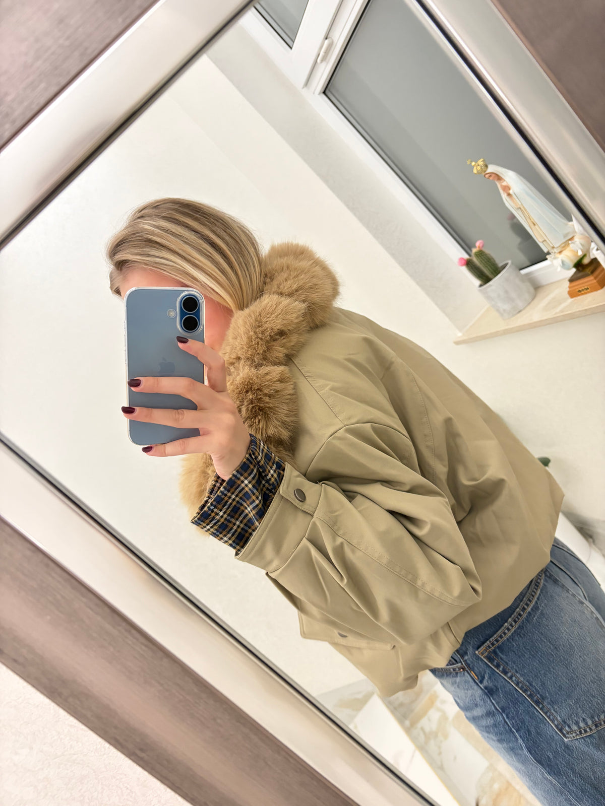 Ženska zimska jakna Bianca Fur Bomber