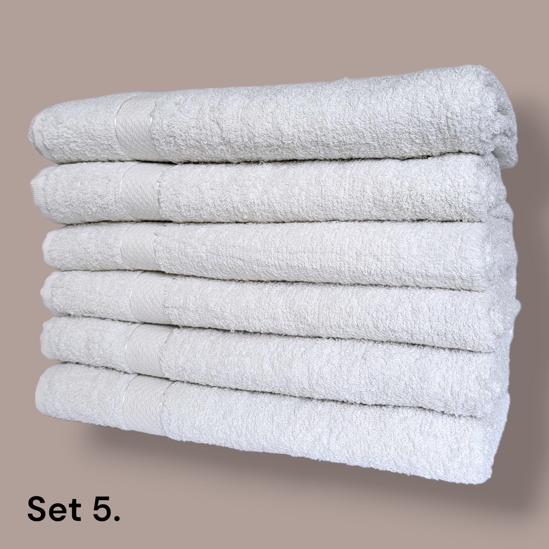 Veliki pamučni ručnici, set od 6 komada (140cm X 70cm)