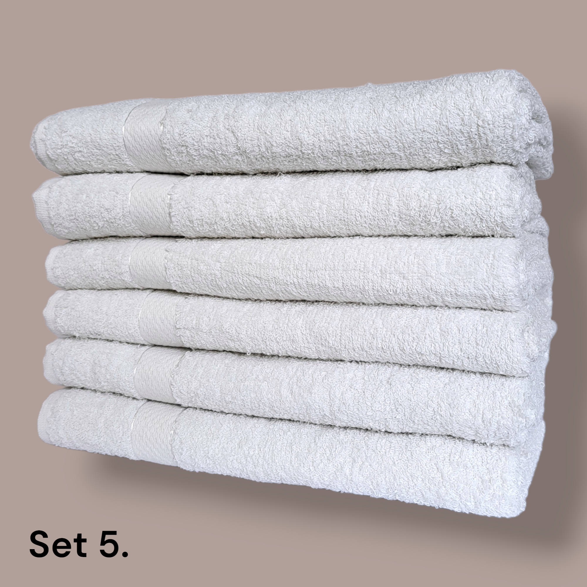 Veliki pamučni ručnici, set od 6 komada (140cm X 70cm)