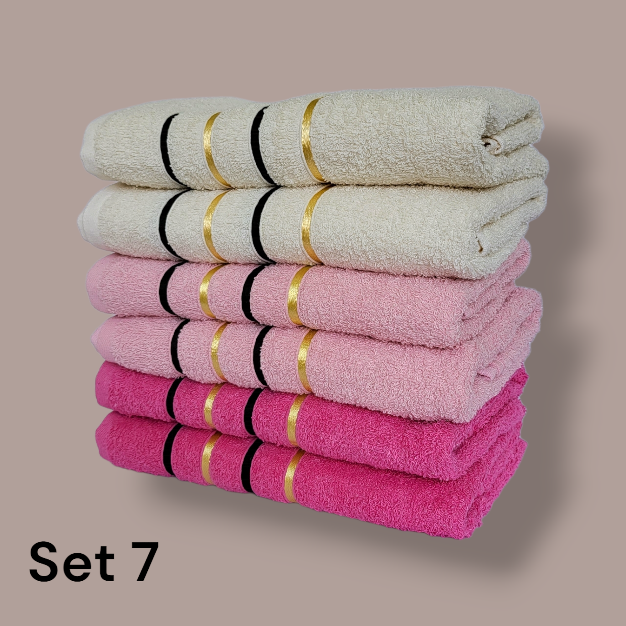 Pamučni ručnici, set od 12 komada(90cm X 50cm)