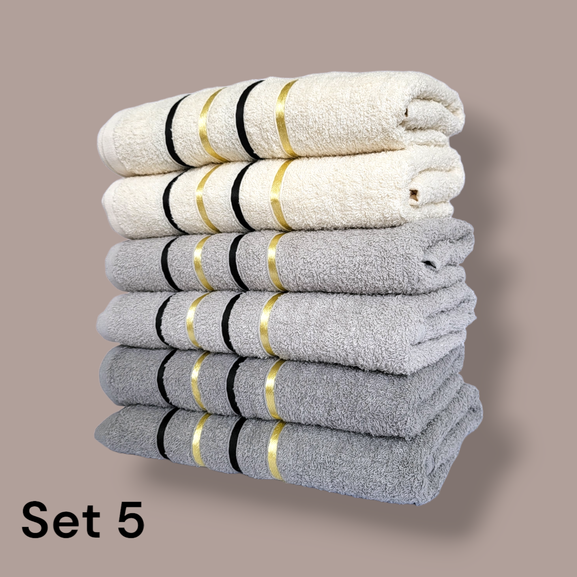 Pamučni ručnici, set od 12 komada(90cm X 50cm)