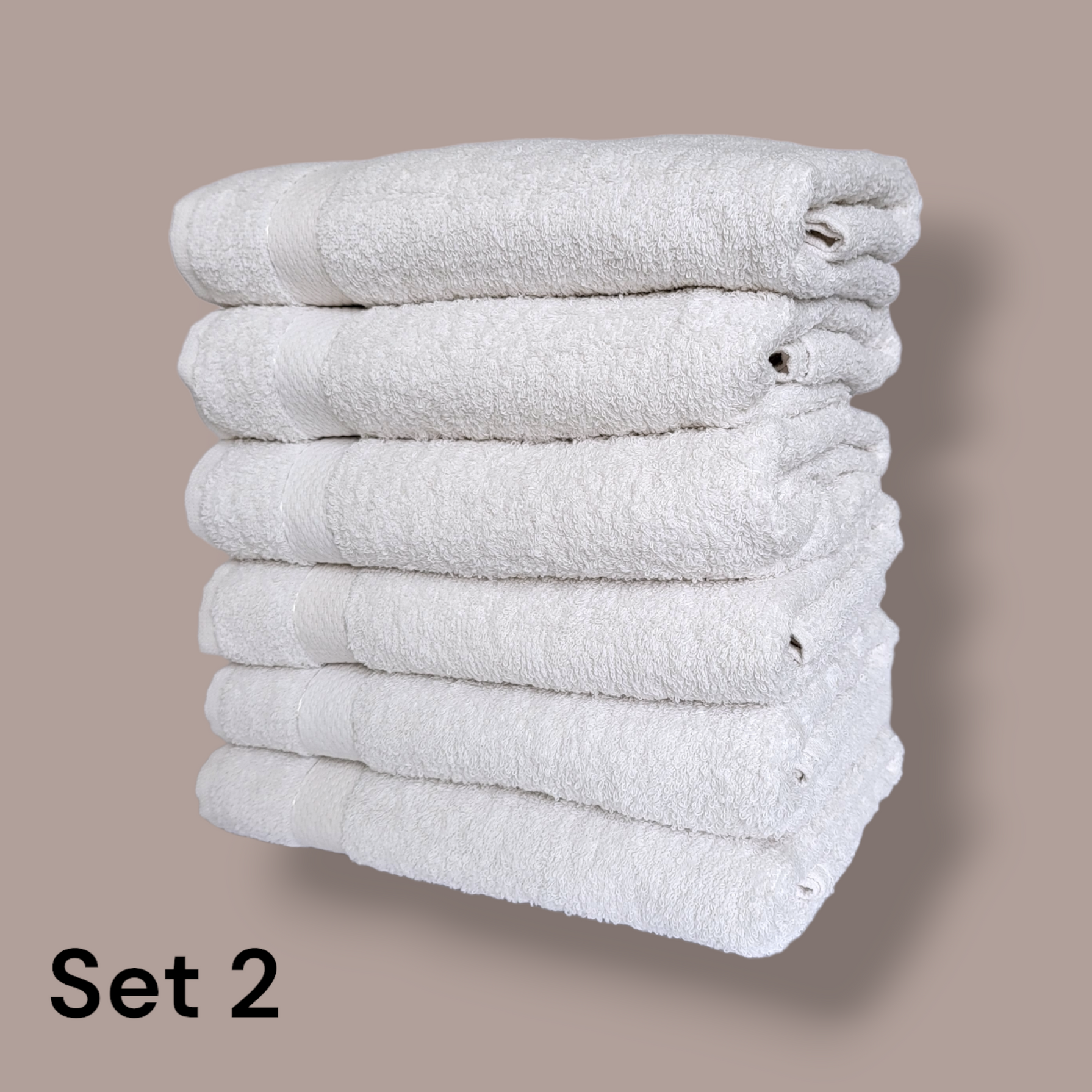 Pamučni ručnici, set od 12 komada(90cm X 50cm)