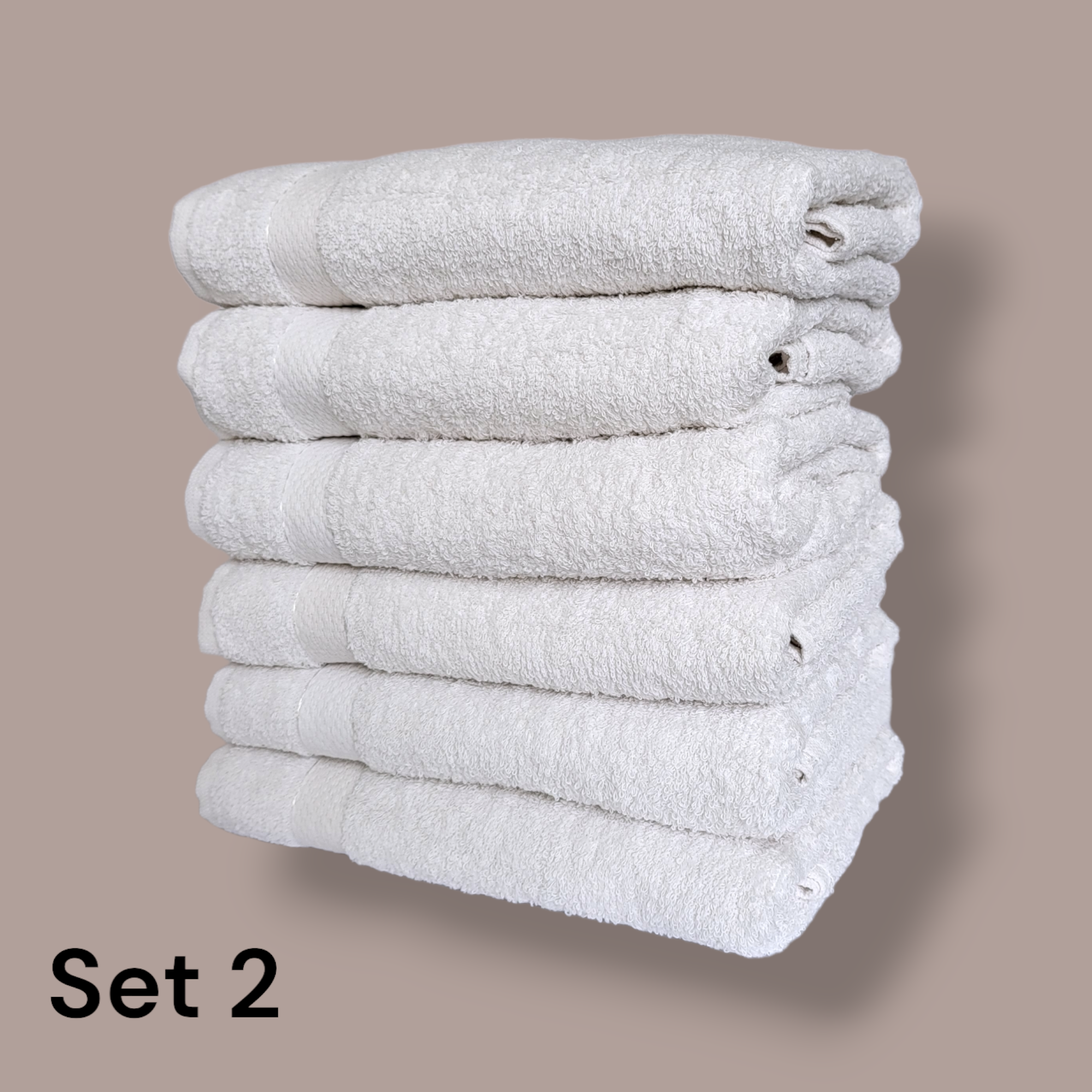 Pamučni ručnici, set od 12 komada(90cm X 50cm)