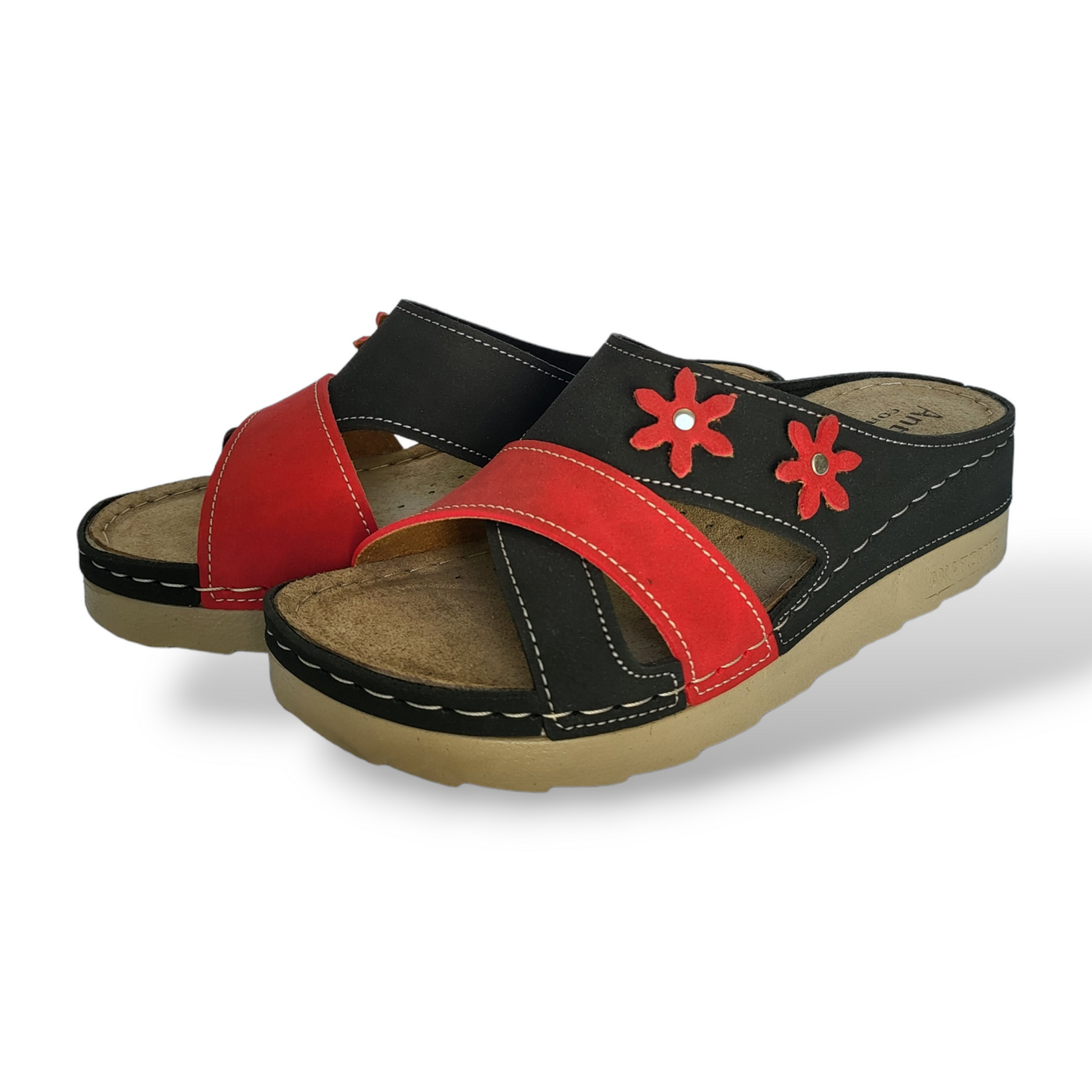 Ženske anatomske natikača - 2 Flowers