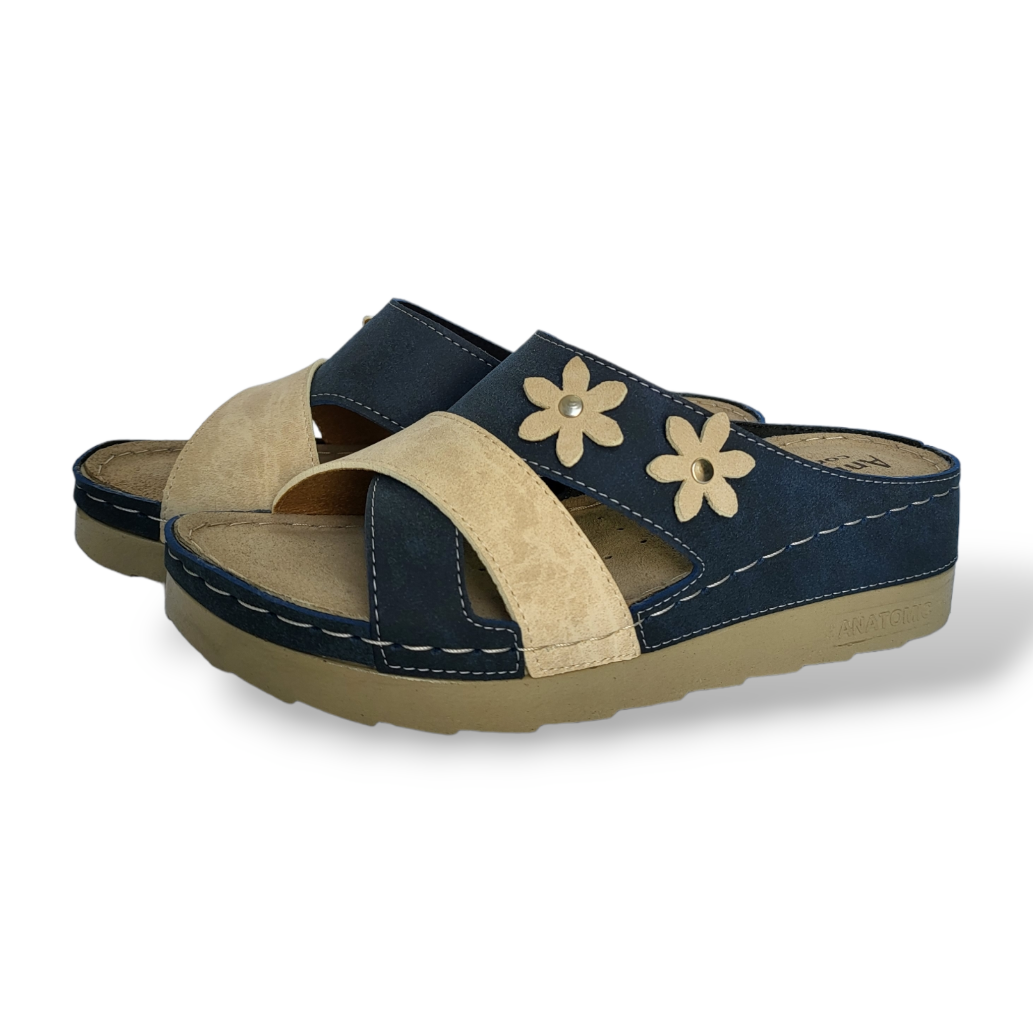 Ženske anatomske natikača - 2 Flowers