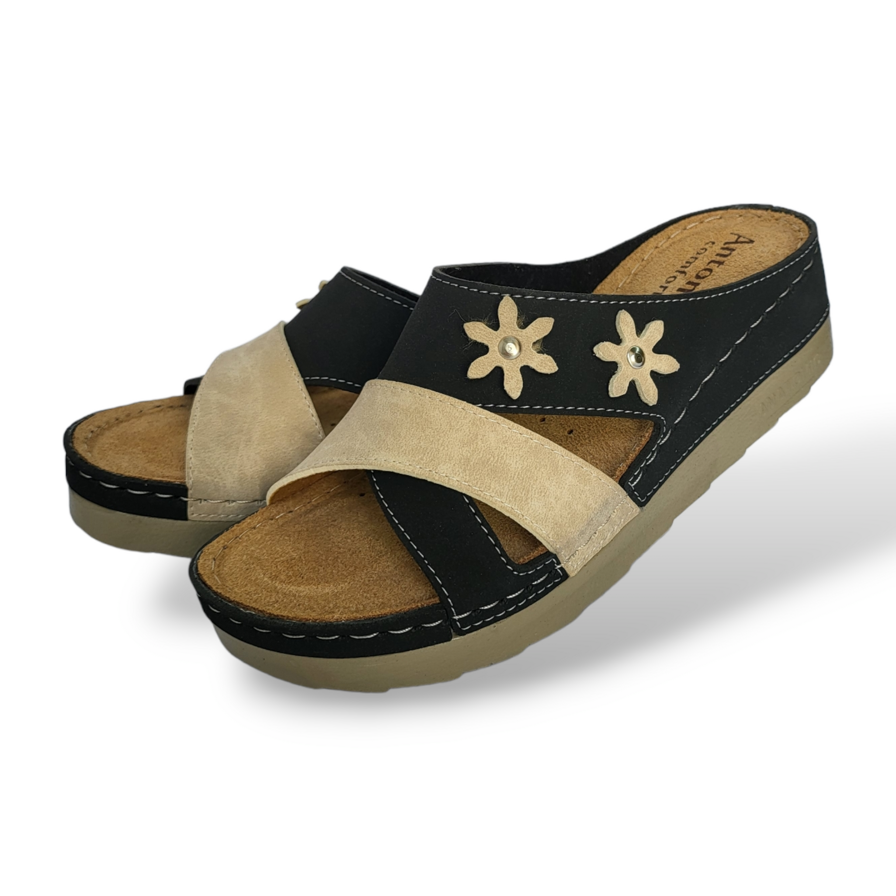 Ženske anatomske natikača - 2 Flowers