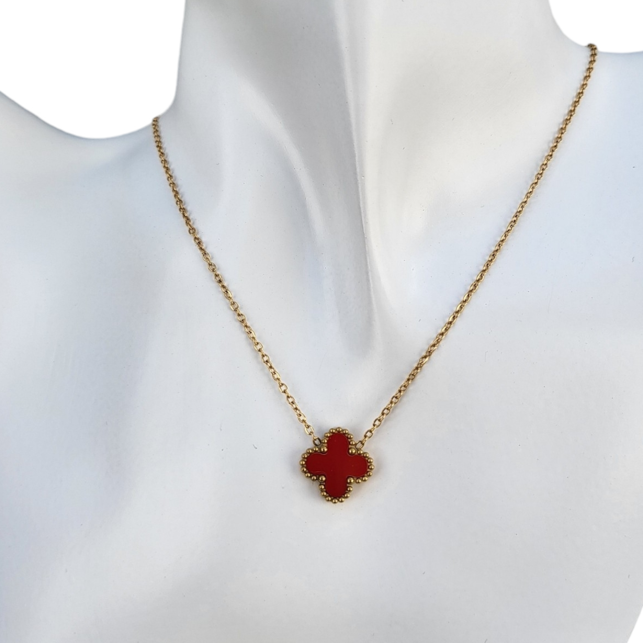 Moderne ženske ogrlice Leaf clover