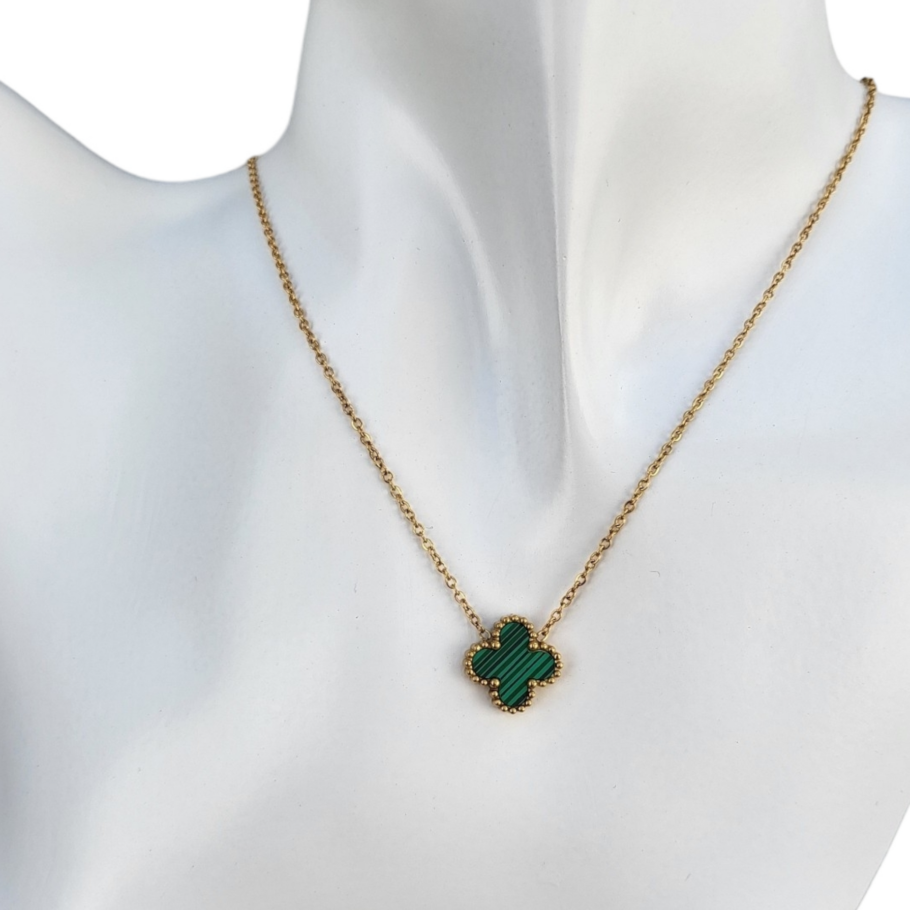 Moderne ženske ogrlice Leaf clover