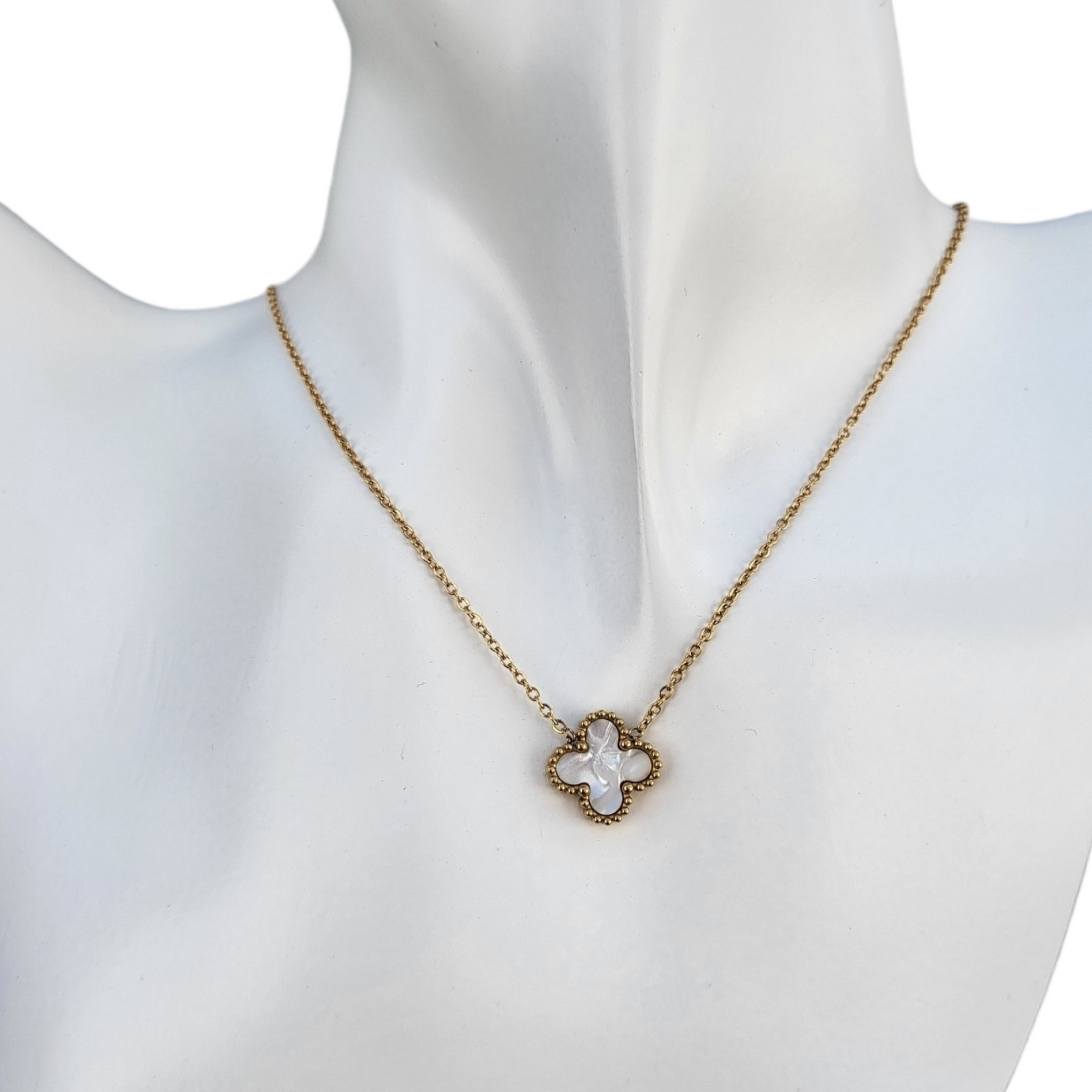 Moderne ženske ogrlice Leaf clover