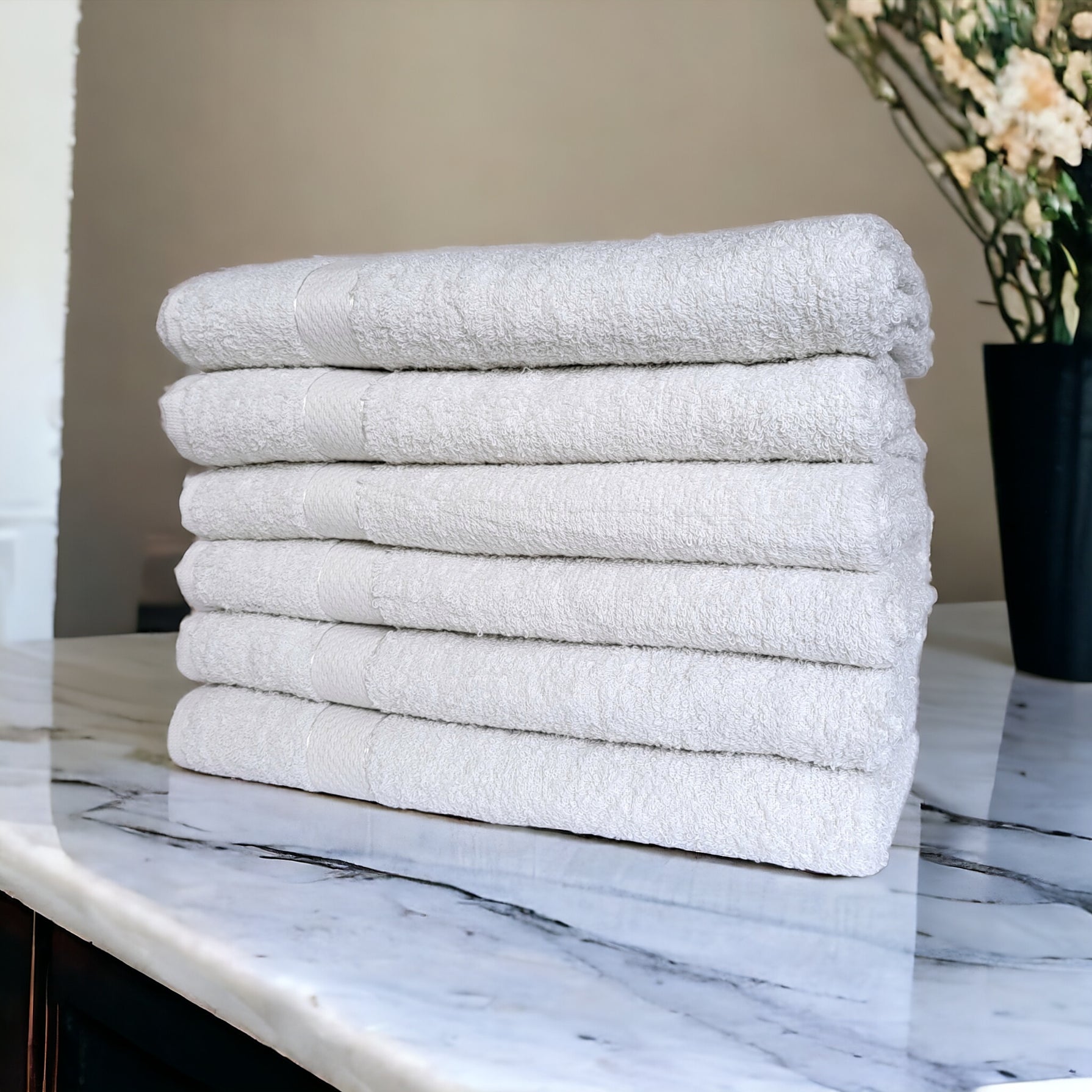 Bijeli pamučni ručnici