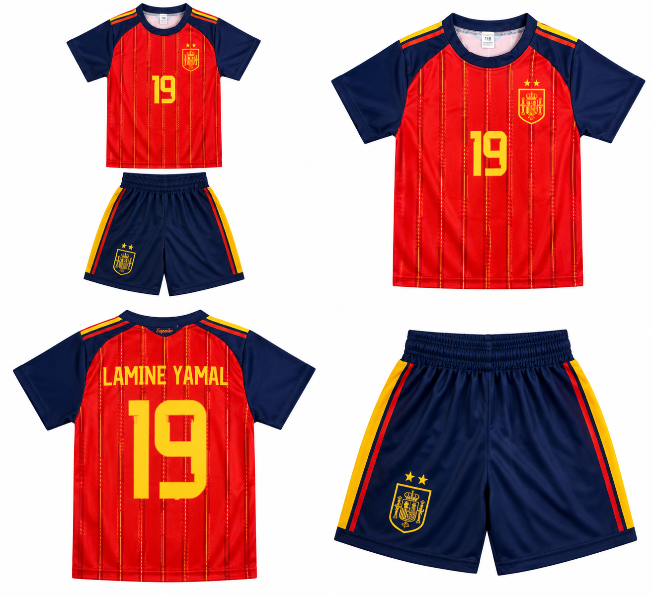 Dječji dres LAMINE YAMAL Španjolska 19