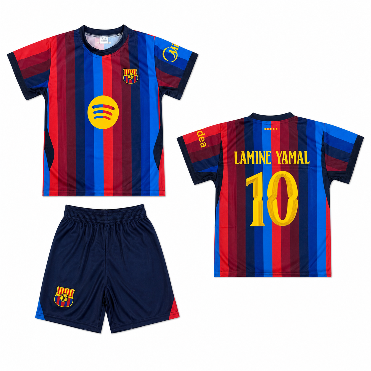 Dres za djecu LAMINE YAMAL - Barca Crveni