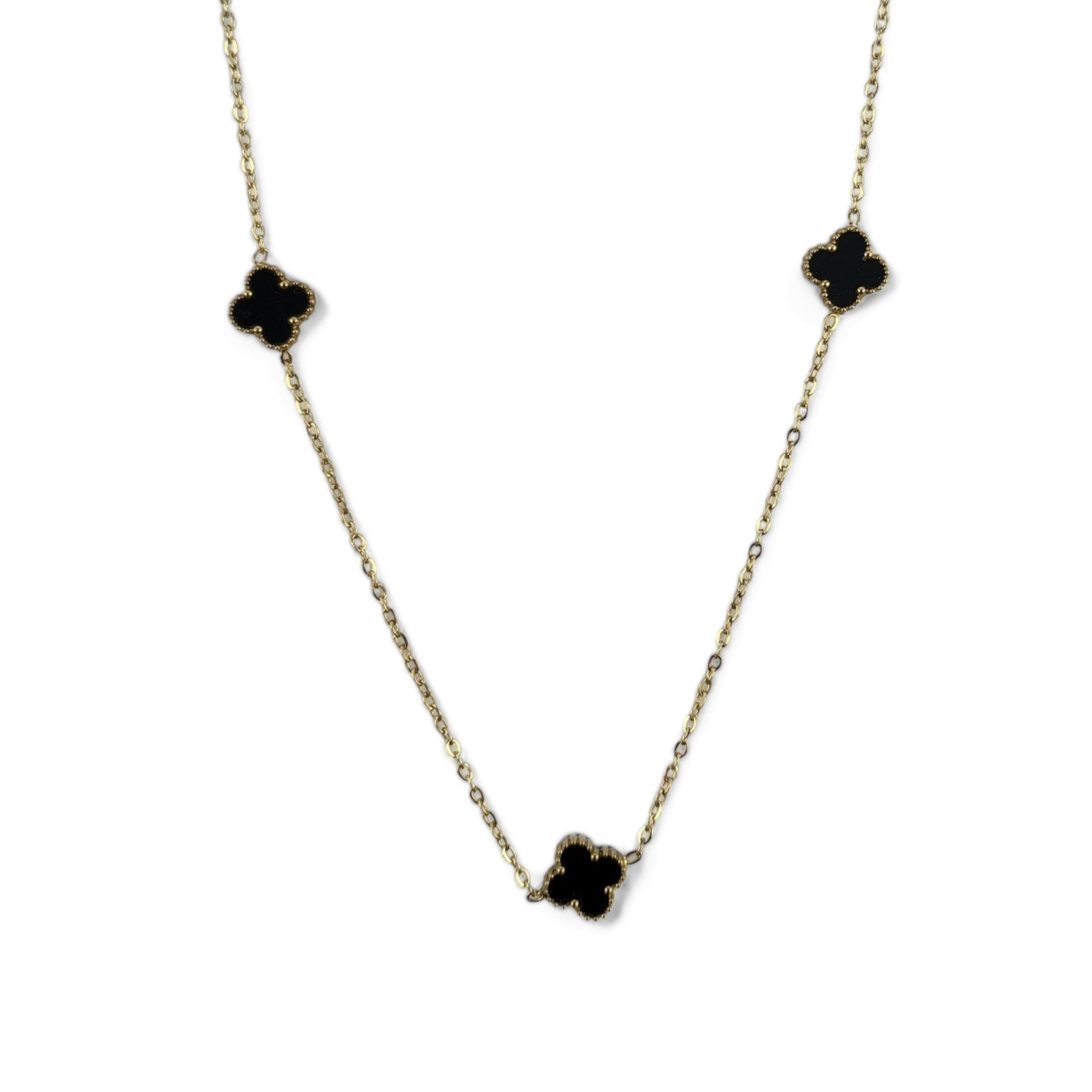 Moderne ženske ogrlice Three leaf clover