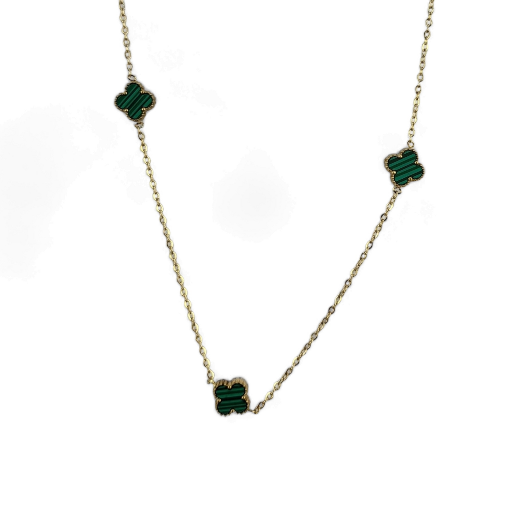 Moderne ženske ogrlice Three leaf clover