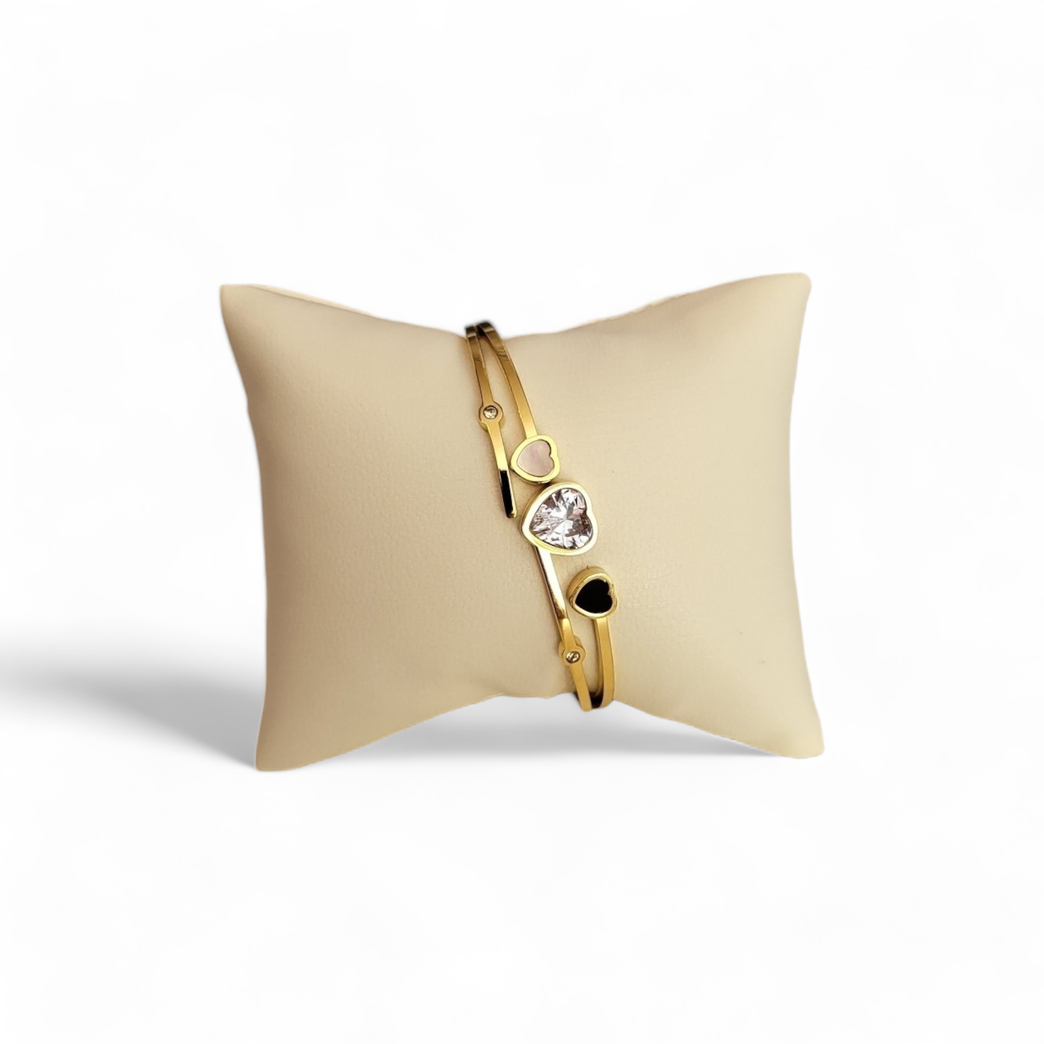 Narukvica od nehrđajućeg čelika Three Hearts